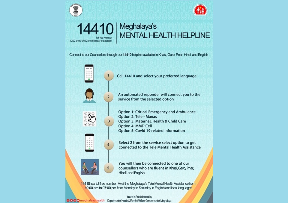 Meghalaya's Mental Health Helpline